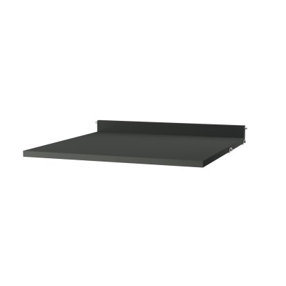Plateau de bureau String System, Laqué gris foncé, L 58 cm x P 58 cm