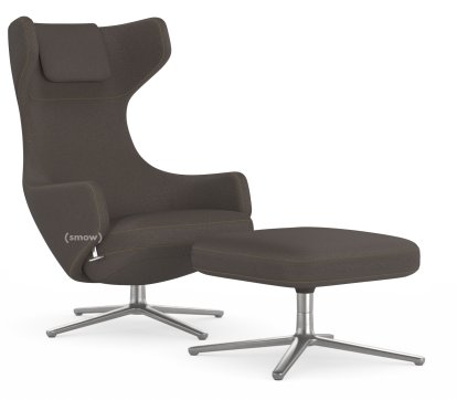 Fauteuil Grand Repos, Fauteuil Grand Repos & Ottoman, Tissu Cosy 2 muscat, 40 cm, Poli