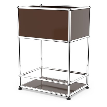 USM Haller meuble de bar type 2, Marron USM, Patin de nivelage