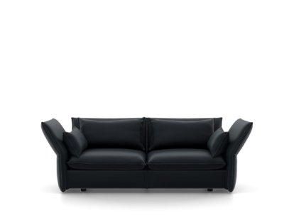 Canapé Mariposa, 2,5 places (H80,5 x L171 x P101,5 cm), Credo noir/anthracite