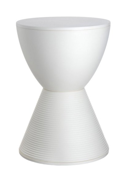 Tabouret Prince AHA, Blanc cire