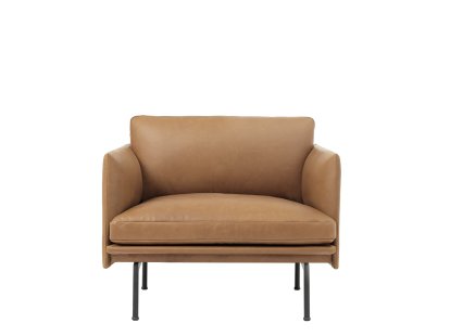 Outline Studio Chair, Cuir cognac