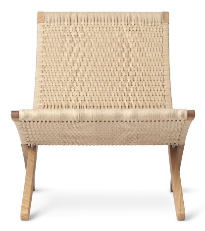 MG501 Cuba Chair, Chêne huilé, Fil de papier