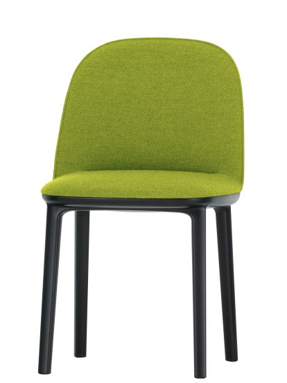 Softshell Side Chair, Avocat, Patins en feutre pour sols durs
