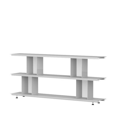 Étagère Zoll D, Gris clair, 180 cm, H 33 cm / H 33 cm