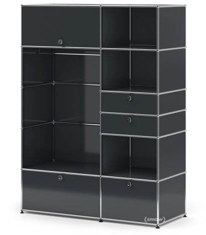 Armoire-penderie USM Haller Type 1, Anthracite RAL 7016