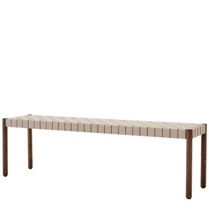 Betty Banc TK4 / TK5, TK5, 157 cm, Chêne fumé huilé / lin naturel