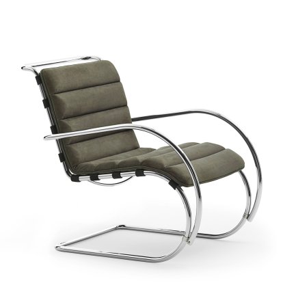 Fauteuil MR - édition Bauhaus, Velours, Ahwahnee