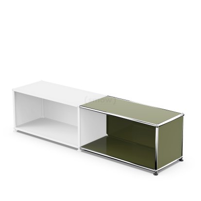 Kit d’extension horizontale USM Haller  1, Vert olive RAL 6003, 35 cm