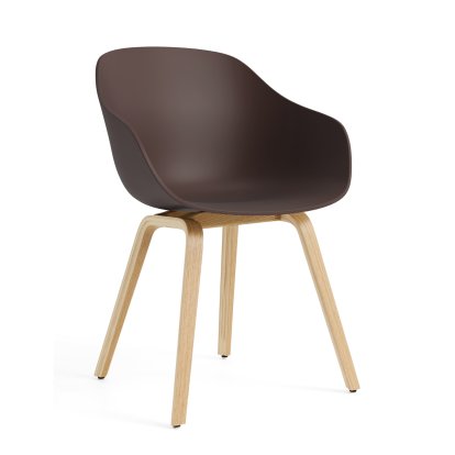 Chaise About A Chair AAC 222, Chêne laqué, Raisin 2.0