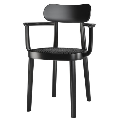 Chaise 118 F, Hêtre teinté noir / dark melange
