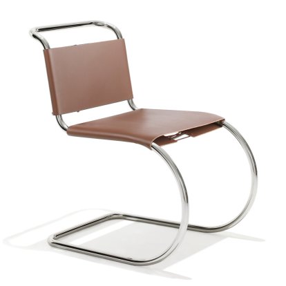 Chaise MR, Pleine fleur marron clair