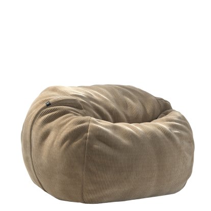 Beanbag Vetsak, M (H 70 x Ø 110 cm), Cord velours - Sable