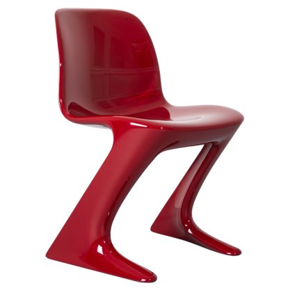 Chaise Z.Stuhl, Sans accoudoirs, Rouge rubis