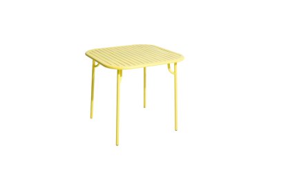 Table Week-End, S (85 x 85 cm), Jaune