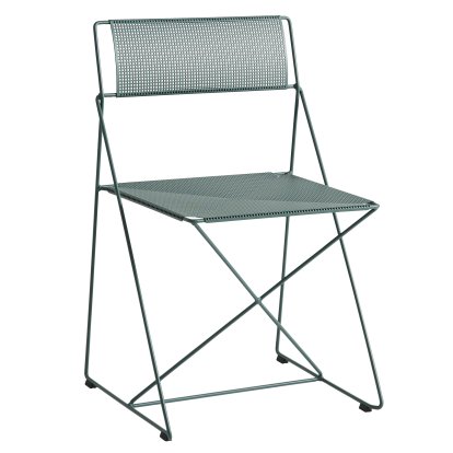 Chaise X-Line Outdoor, Vert mousse, Thermolaqué