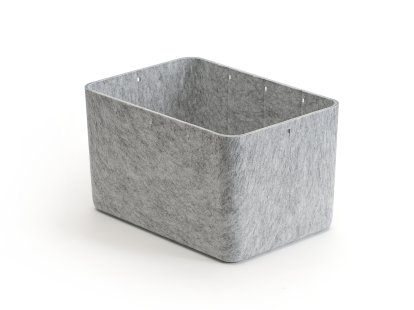 Boîte USM Inos, L 22,3 x H 19 cm, Gris clair, Sans séperation
