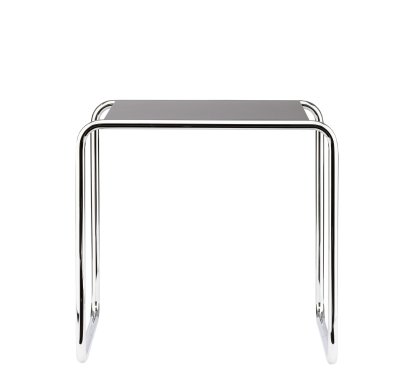 Table d'appoint B 9 Bauhaus originale, B 9b (H 50 x l 52 cm), Hêtre teinté, Noir (TP 29)