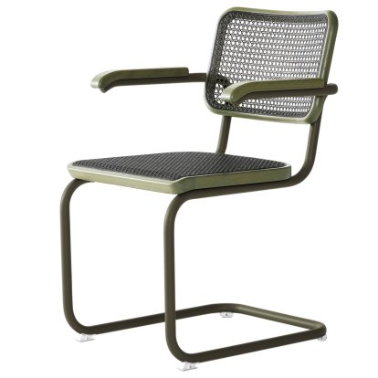 Chaise Cantilever S 64 V Dark Melange, Sauge