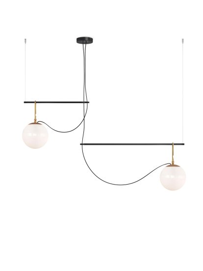 Suspension NH S1 / S2 / S3, Modèle S3, Ø14 cm, 2 bras
