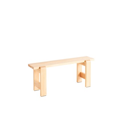 Banc Weekday, 111 cm, Pin laqué