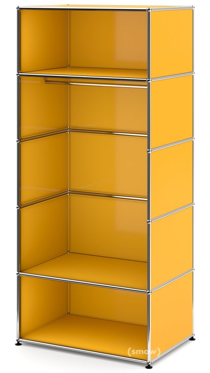Penderie USM Haller M avec tringle Type 2, Jaune or RAL 1004
