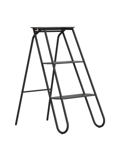 Bukto Marchepied, H 70,6 x L 37 cm, Noir mat