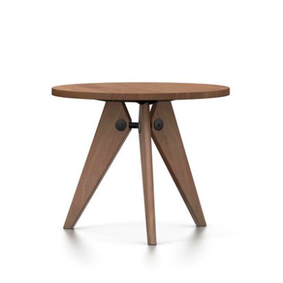 Table Guéridon, 900 mm, Noyer américain massif huilé
