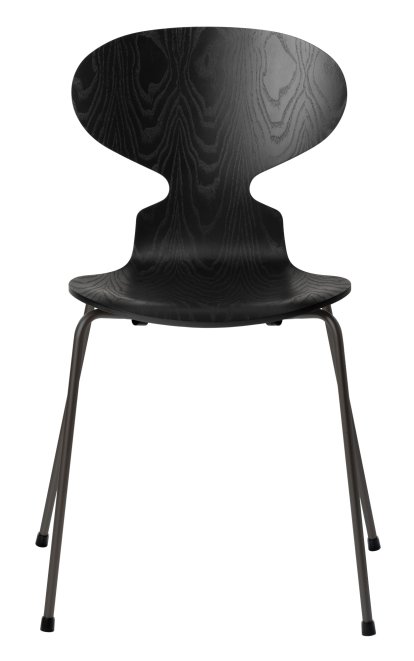 Chaise Fourmi (Ant), Frêne coloré, Noir, Warm graphite