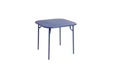 Table Week-End, S (85 x 85 cm), Bleu