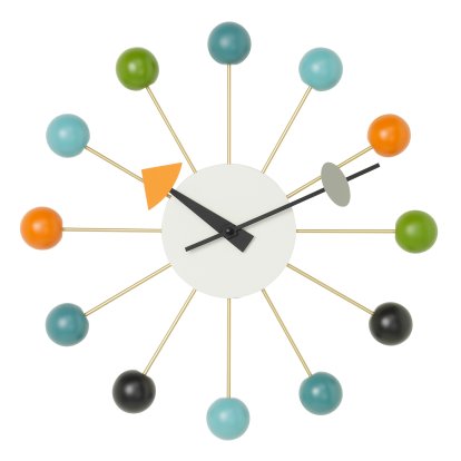 Horloge Ball Clock, Multicolore