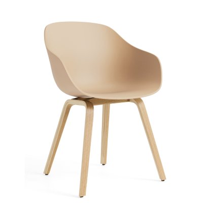 Chaise About A Chair AAC 222, Chêne laqué, Pale peach 2.0