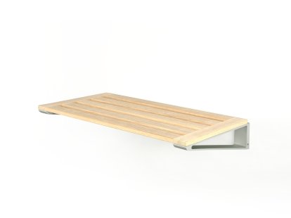 Knax Rack pour chaussures, Rack 6 (60 cm), Chêne huilé, Gris