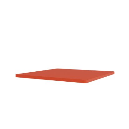 Plateau supérieur Panton Wire , Simple large (H 1,2 x L 34,8 x P 34,8 cm), MDF Rosehip