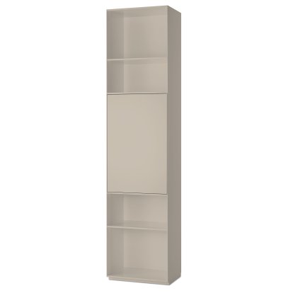 Nex Pur étagère avec porte, Largeur 50 cm, Porte en haut, Silk
