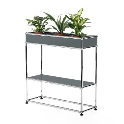 Table d'appoint USM Haller pour plantes Type 1, Gris moyen RAL 7005