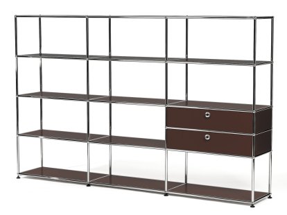 Étagère de salon XL Type 2 USM Haller, Marron USM