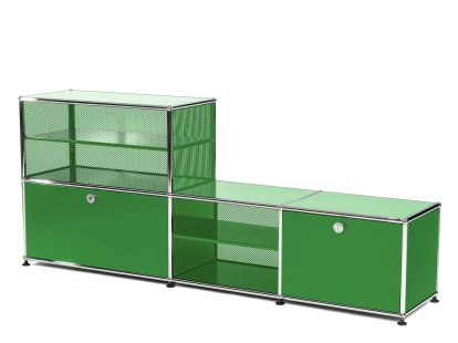 Étagère-banc de vestiaire Type 2 USM Haller, Vert USM