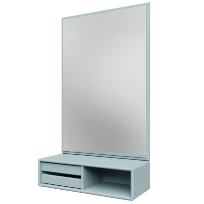 Miroir Glance avec tablette, Flint