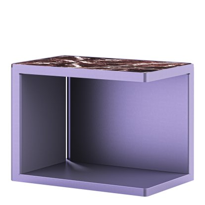 Table basse Ambito, Mûre, Marbre Rosso Levanto