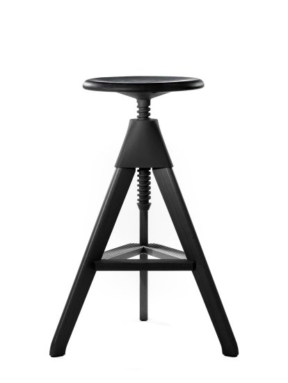Tabouret Tom & Jerry - The Wild Bunch, Tom - h 70-86 cm, Noir uni