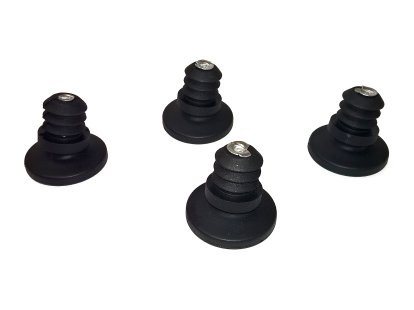 Patins (1 lot) pour chaises Vitra, Pour HAL Tube/JILL Tube, Patins pour moquette, basic dark