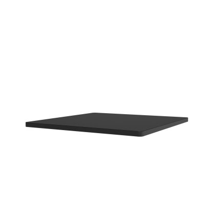 Plateau supérieur Panton Wire , Simple large (H 1,2 x L 34,8 x P 34,8 cm), MDF Black