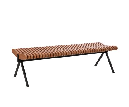 Banc Prelude, 150 cm, Noir, Teck