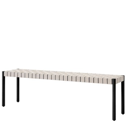 Betty Banc TK4 / TK5, TK5, 157 cm, Noir / lin naturel