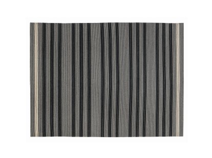 Tapis Fleur, 170 x 240 cm, Gris/noir