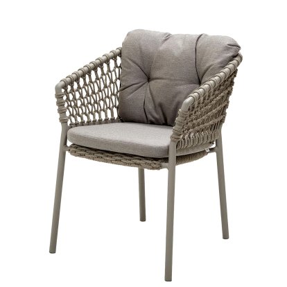 Chaise Ocean, Open soft Rope – Taupe, Natté - Taupe