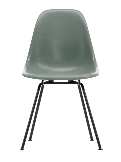 Eames Fiberglass Chair DSX, Eames sea foam green, Finition époxy basic dark lisse