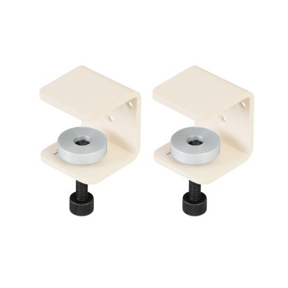 Lot de 2 accroches murales Tiptoe, Blanc crème