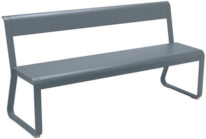 Banc à dossier Bellevie, Gris orage